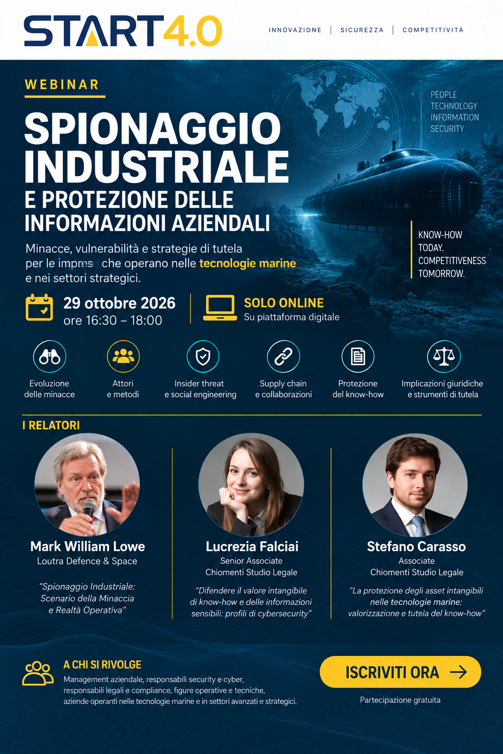 Spionaggio industriale Webinar